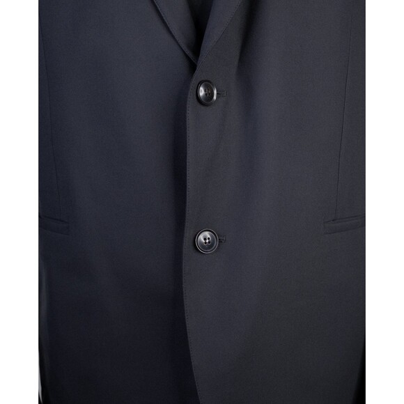 Sene Solid Black Sport Blazer Unstructured Blazer Jacket Coat Solid Size 48R EUC - Picture 3 of 14